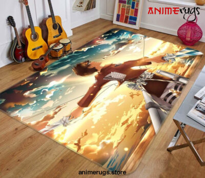 Attack On Titan Anime 35 Area Rug Living Room And Bed Room Rug Rug Regtangle Carpet Floor Decor Home Decor - Dreamrooma