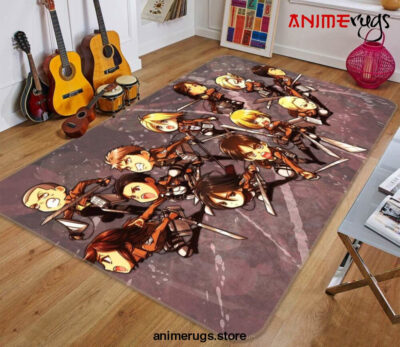 Attack On Titan Anime 41 Area Rug Living Room And Bed Room Rug Rug Regtangle Carpet Floor Decor Home Decor - Dreamrooma