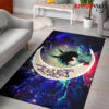 Deku My Hero Academia Animelove You To The Moon Galaxy Carpet Rug Home Room Decor Love Back