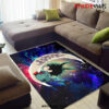 Deku My Hero Academia Animelove You To The Moon Galaxy Carpet Rug Home Room Decor Love Back