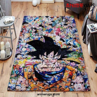 Dragon Ball Area Rug Living Room Rug Home Decor Songoku Anime Manga Ofd D301011 - Dreamrooma