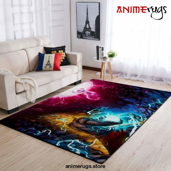 Dragon Ball Z Area Rug Living Room Rug Home Decor Anime Manga Ofd 190911 - Dreamrooma