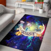 Eevee Evolution Pokemon Love You To The Moon Galaxy Carpet Rug Home Room Decor Back