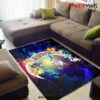 Eevee Evolution Pokemon Love You To The Moon Galaxy Carpet Rug Home Room Decor Back