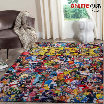 Geeky Anime Area Rug Rug Regtangle Carpet Floor Decor Home Decor - Dreamrooma