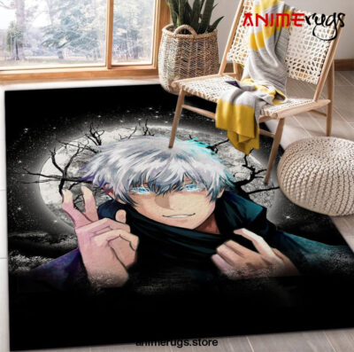 Gojo Moonlight Area Carpet Rug Home Decor Bedroom Living Room Decor Small / Premium Rectangle Rug Official Rug Merch