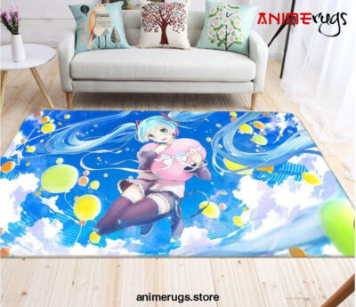 Hatsune Miku Anime 54 Area Rug Living Room And Bed Room Rug Rug Regtangle Carpet Floor Decor Home Decor - Dreamrooma