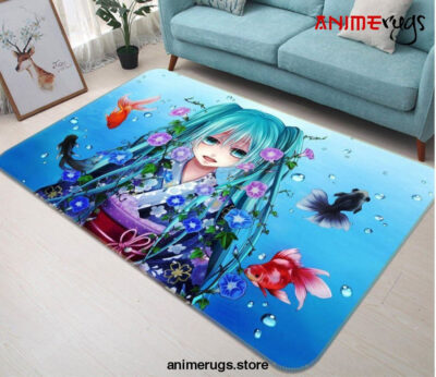 Hatsune Miku Anime 62 Area Rug Living Room And Bed Room Rug Rug Regtangle Carpet Floor Decor Home Decor - Dreamrooma