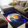 Hinata Haikyuu Love You To The Moon Galaxy Carpet Rug Home Room Decor Back