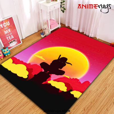 Itachi Naruto Rug Carpet Rug Home Room Decor Premium Rectangle Rug / Small Official Rug Merch