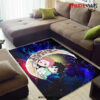 Jujutsu Kaisen Gojo Sukuna Love You To The Moon Galaxy Carpet Rug Home Room Decor Back