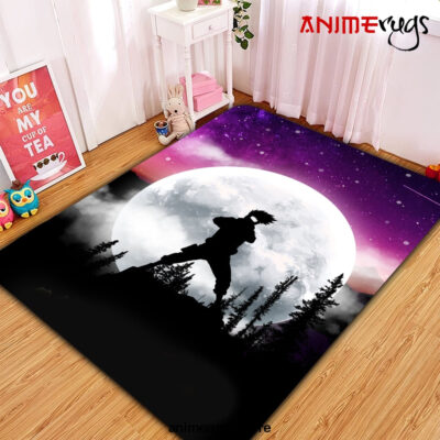 Kakashi Sunset Moon Night Rug Carpet Rug Home Room Decor Premium Rectangle Rug / Small Official Rug Merch