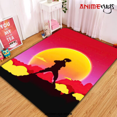 Kakashi Sunset Rug Carpet Rug Home Room Decor Premium Rectangle Rug / Small Official Rug Merch