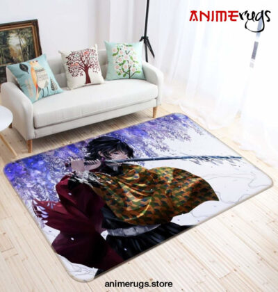 Kimetsu No Yaiba Anime 36 Area Rug Living Room And Bed Room Rug Rug Regtangle Carpet Floor Decor Home Decor - Dreamrooma