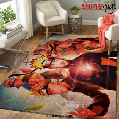 Naruto Area Rug Manga Anime Rug Regtangle Carpet Floor Decor Home Decor - Dreamrooma