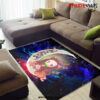 Nezuko Demon Slayer Love You To The Moon Galaxy Carpet Rug Home Room Decor Back