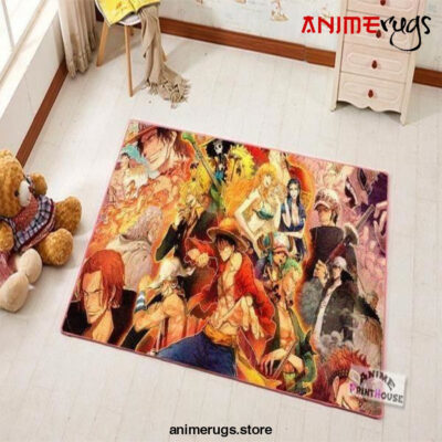 One Piece All Character Rug Anime Rug Regtangle Carpet Floor Decor Home Decor - Dreamrooma