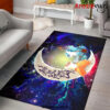 Pokemon Couple Latios Latias Love You To The Moon Galaxy Carpet Rug Home Room Decor Back