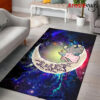 Pokemon Espeon Umbreon Love You To The Moon Galaxy Carpet Rug Home Room Decor Back