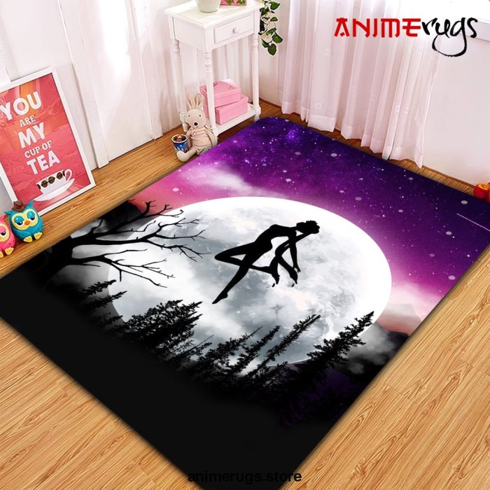 Sailor Moon Night Rug Carpet Rug Home Room Decor Premium Rectangle Rug / Small Official Rug Merch