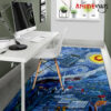 Starry Night Doctor Who Ii Rug Carpet Home Room Decor