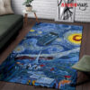 Starry Night Doctor Who Ii Rug Carpet Home Room Decor