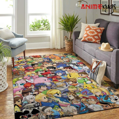 Super Mario Anime Area Rug 01 Gaming Rug Regtangle Carpet Floor Decor Home Decor - Dreamrooma