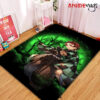 Tanjiro Demon Slayer Moonlight Area Carpet Rug Home Decor Bedroom Living Room Decor Small / Premium Rectangle Rug Official Rug Merch