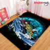 Tomioka Giyuu Demon Slayer Moonlight Area Carpet Rug Home Decor Bedroom Living Room Decor Small / Premium Rectangle Rug Official Rug Merch