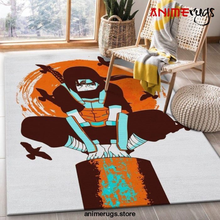 Uchiha Itachi Naruto Anime Area Rug Living Room And Bed Room Rug Rug Regtangle Carpet Floor Decor Home Decor - Dreamrooma