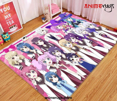 Yuruyuri Anime 3 Area Rug Living Room And Bed Room Rug Rug Regtangle Carpet Floor Decor Home Decor - Dreamrooma