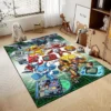 15 Size Digimon Adventure Monster Pattern Rug Carpet for Living Room Bathroom Mat Creative Doormat Carpet 15 - Anime Rugs Store