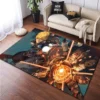 15 Sizes O One Punch Man Pattern Rug Carpet for Living Room Bathroom Mat Carpet for 12 - Anime Rugs Store