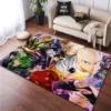 15 Sizes O One Punch Man Pattern Rug Carpet for Living Room Bathroom Mat Carpet for 2 - Anime Rugs Store