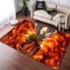 15 Sizes O One Punch Man Pattern Rug Carpet for Living Room Bathroom Mat Carpet for 4 - Anime Rugs Store