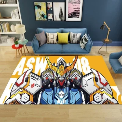 Gundam Anime Room Decor Rug