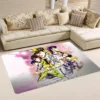 JoJo Bizarre Adventure Door Mat Dio Kitchen Carpet Cartoon Living Room Anime Rugs Carpets Balcony Home 17 - Anime Rugs Store