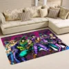 JoJo Bizarre Adventure Door Mat Dio Kitchen Carpet Cartoon Living Room Anime Rugs Carpets Balcony Home 19 - Anime Rugs Store